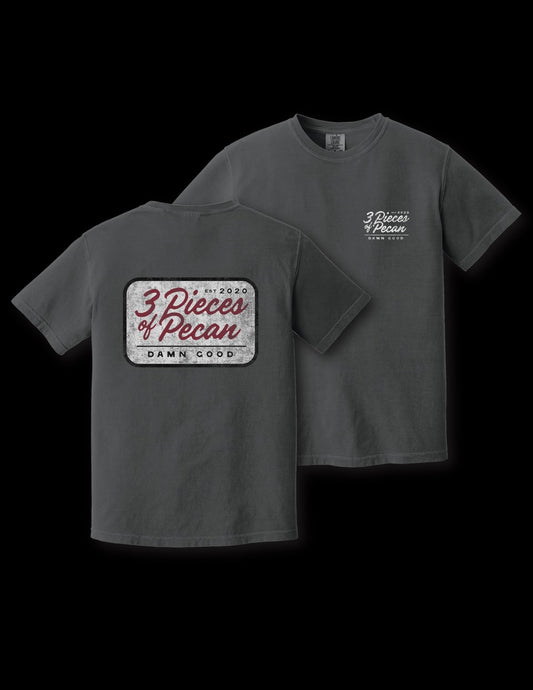 3 Pieces of Pecan Patch T-Shirt Graphite
