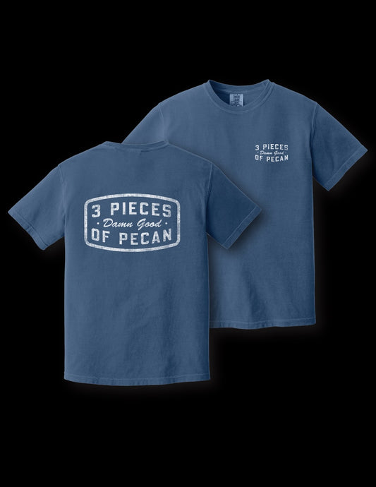 3 Pieces of Pecan Patch T-Shirt Blue