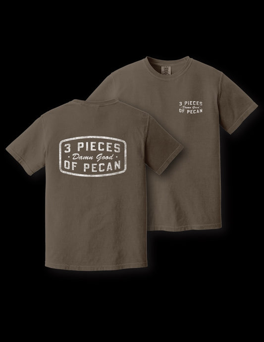3 Pieces of Pecan Patch T-Shirt in Espresso